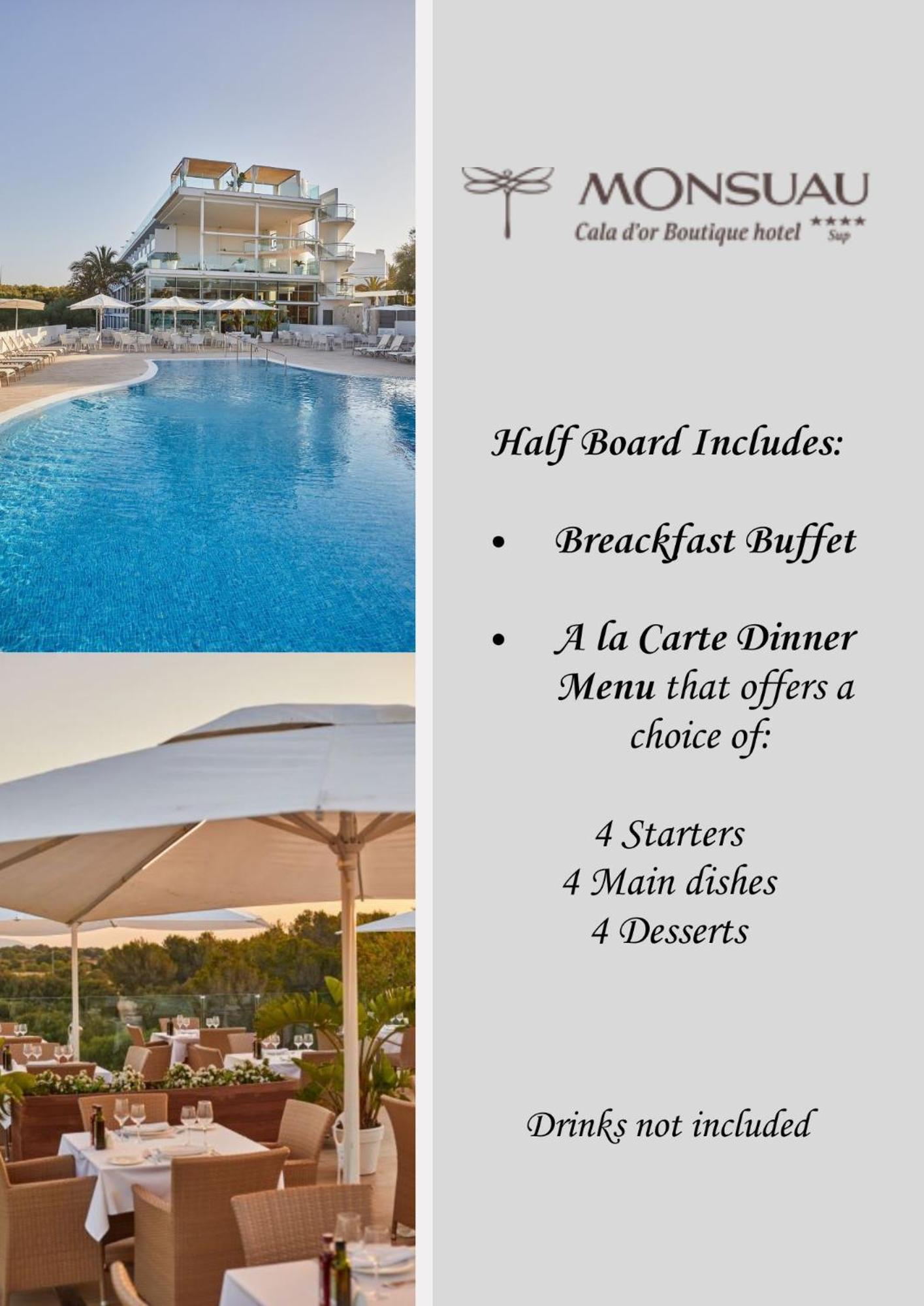 Monsuau Cala D'Or Hotel 4 Sup - Adults Only Exterior foto